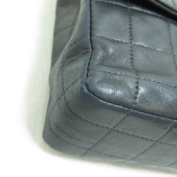 Chanel Chocolate Bar Chain Shoulder Bag Lambskin Black - Picture 5 of 6